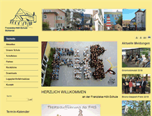 Tablet Screenshot of franziska-hoell-schule.de